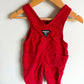 OshKosh Red Corduroy Overalls / 9m