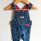 OshKosh Pink Bow Overalls / 9m