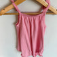 Pink Bow Strap Romper / 18-24m