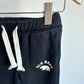 Black Tapered Joggers / 18-24m