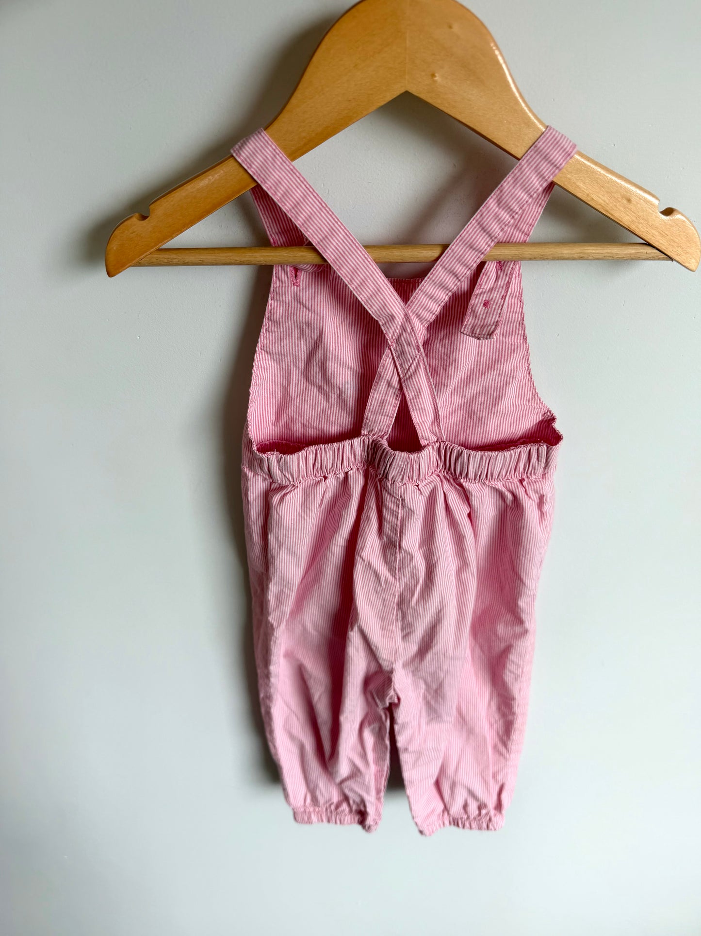 Pin Stripe Face Overalls / 12m