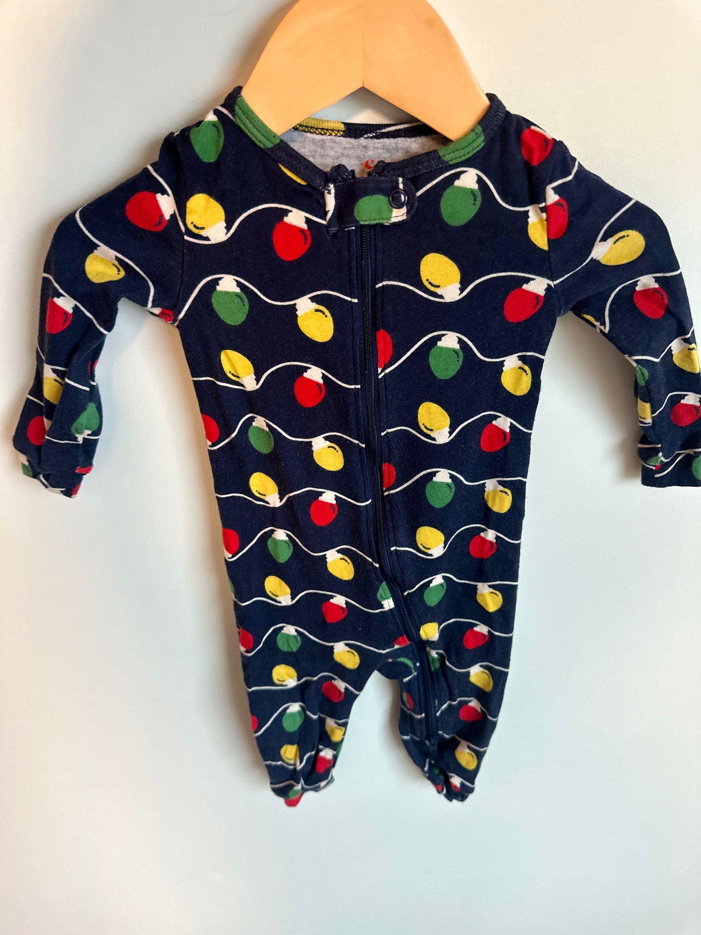 Christmas Lights Sleeper / 6-12m