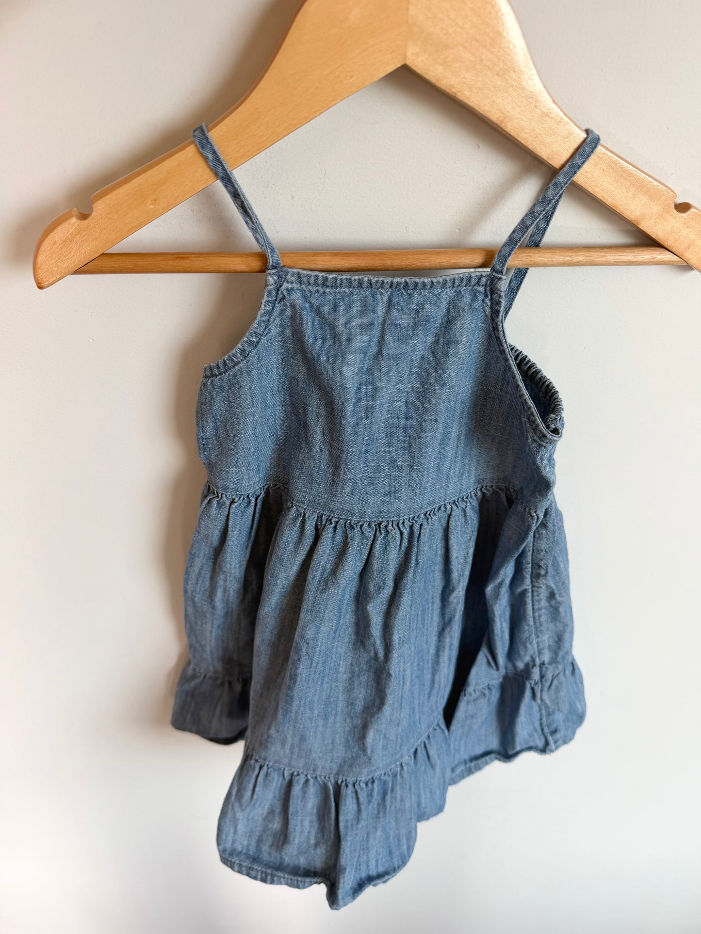 Chambray Denim Like Dress / 18-24m