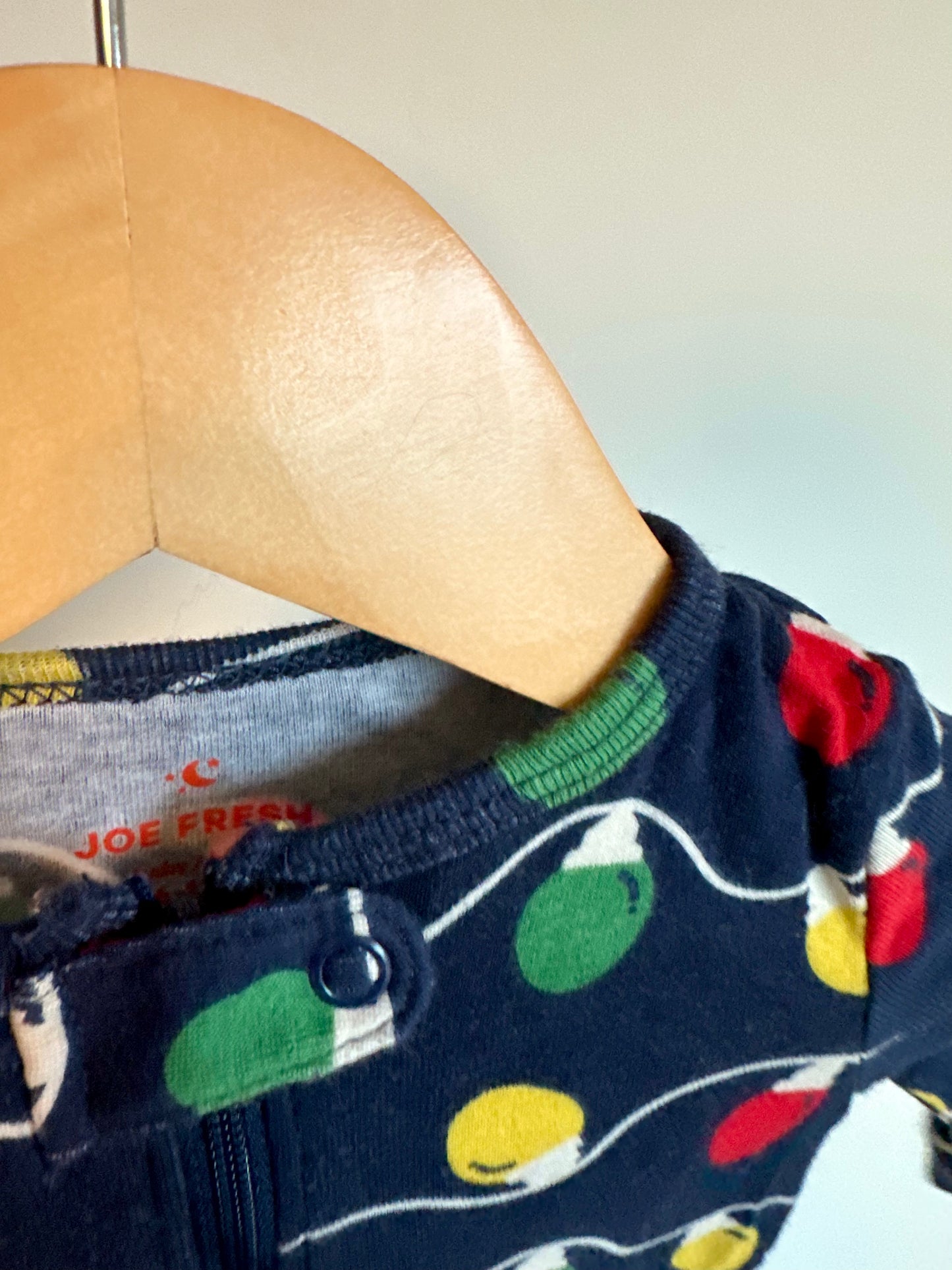 Christmas Lights Sleeper / 6-12m