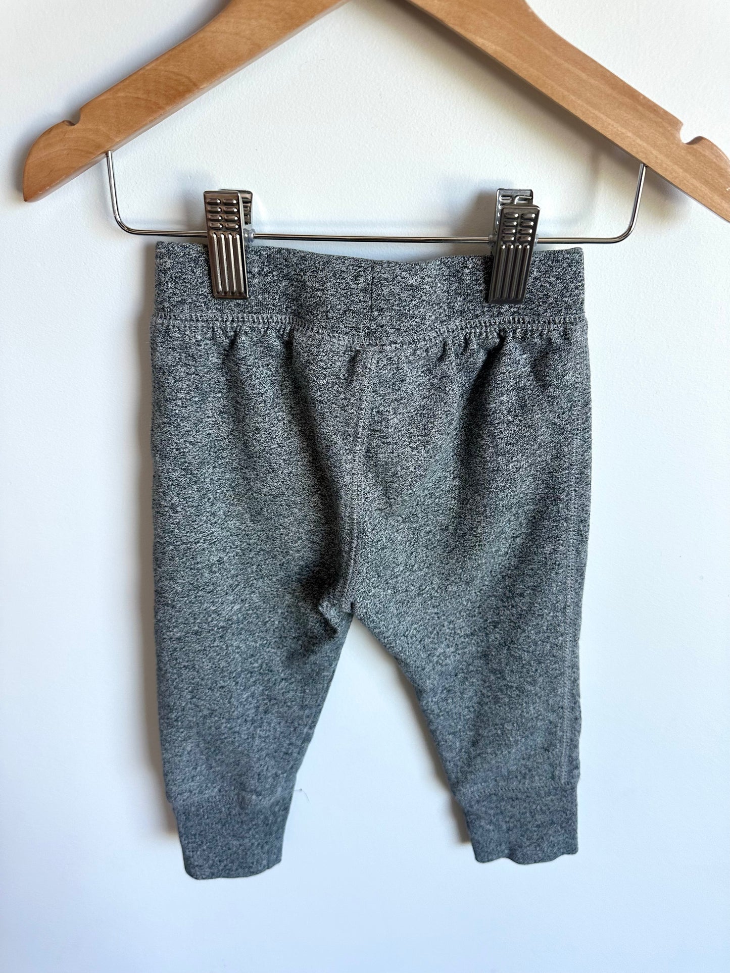 Grey Tapered Joggers / 12-18m