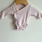 Pink Wrap Bodysuit / 0-1m