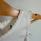 Gap White Lace Hem Tank Top / 18m