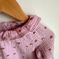 Mushroom Pink Ruffle Top / 12-18m