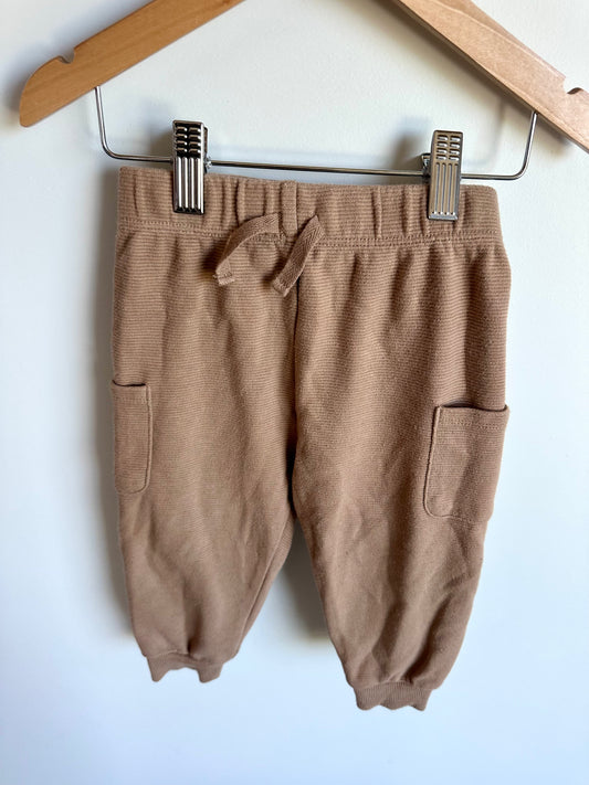 Tan Rib Joggers / 18m