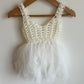 White Tulle Dress / 0-6m