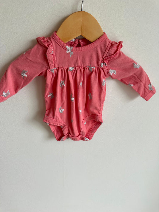 Horse Coral Bodysuit / 0m