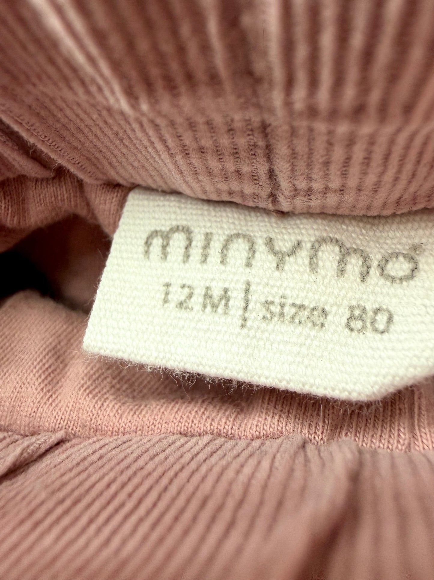 Minymo Pink Pants / 12m
