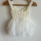 White Tulle Dress / 0-6m