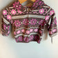 Fleece Aztec Floral Hoody (With Tags) / 12m
