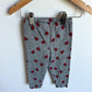 Grey Floral Leggings / 18m