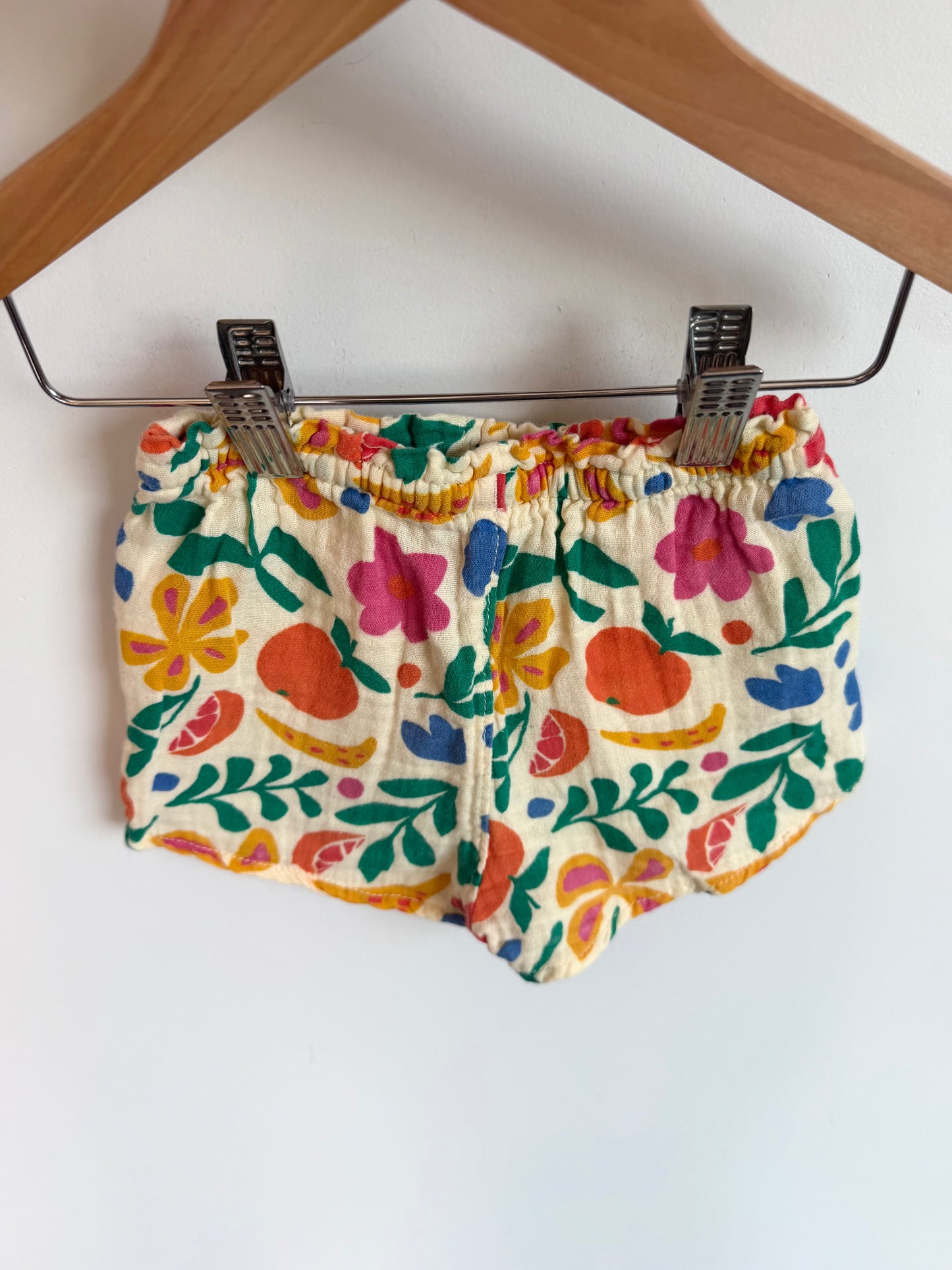 Fruit + Floral Shorts / 18-24m