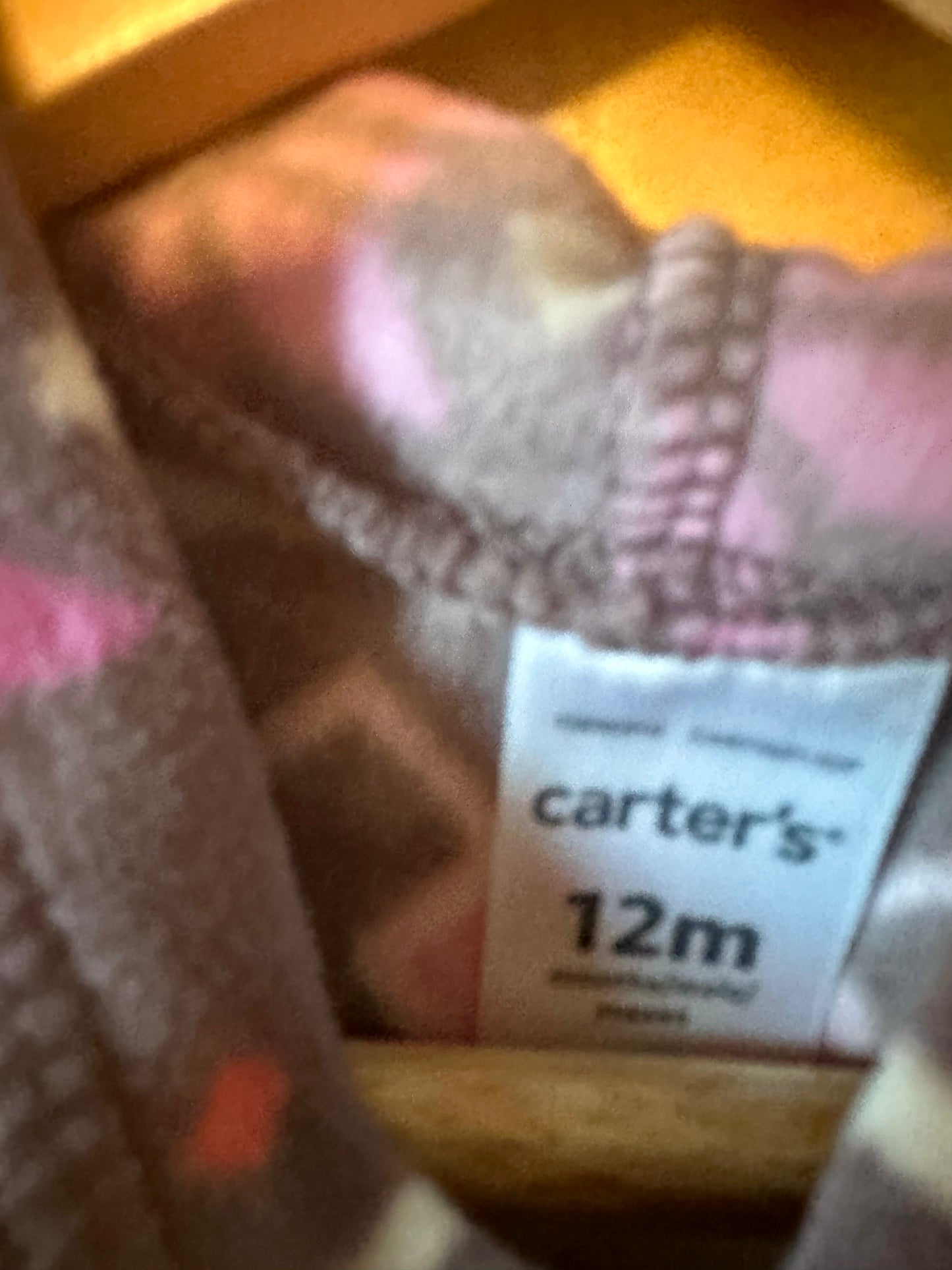 Fleece Aztec Floral Hoody (With Tags) / 12m