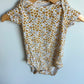 Yellow Floral Bodysuit / 3-6m