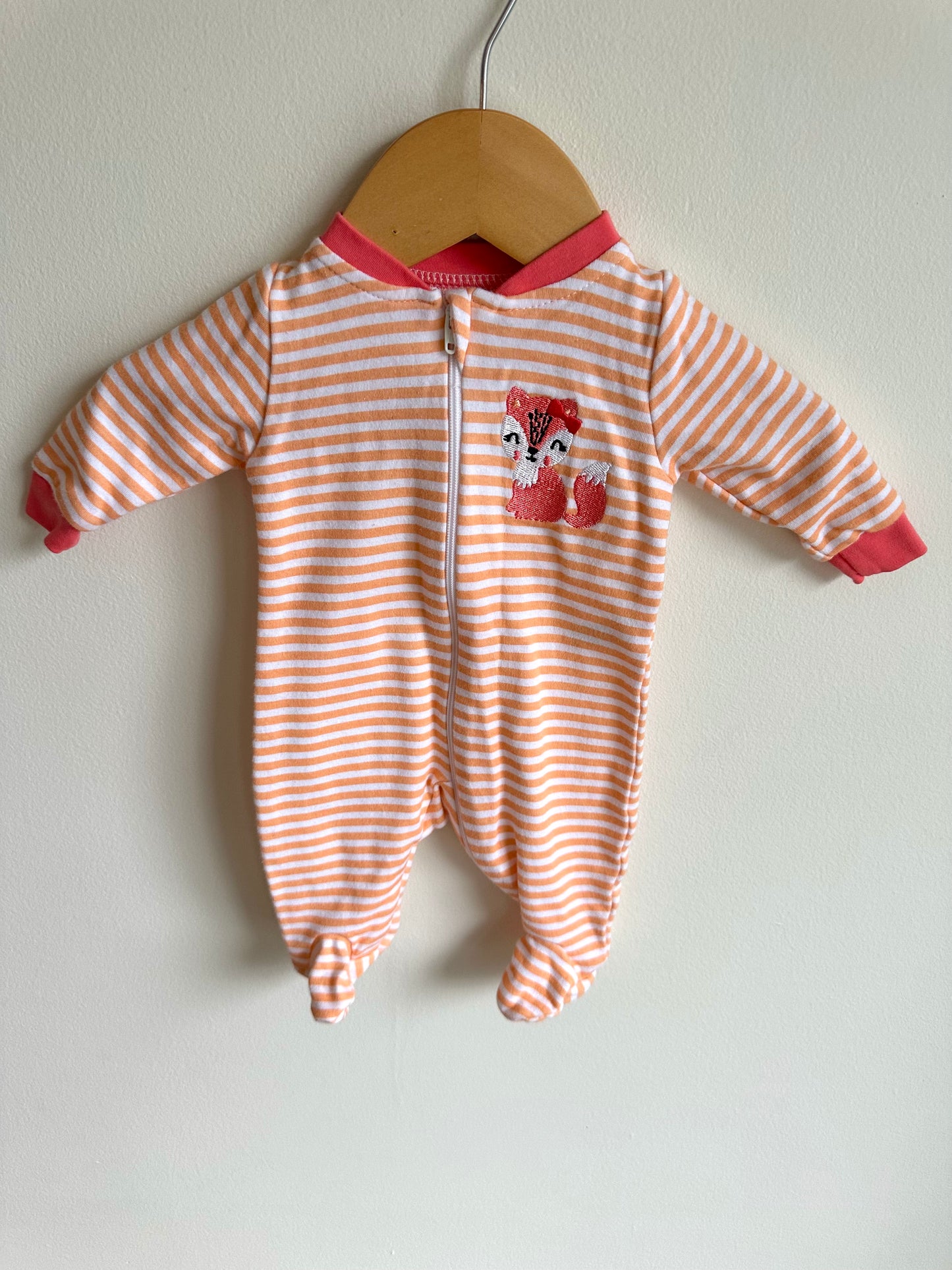 Fox Striped Sleeper / 0-1m