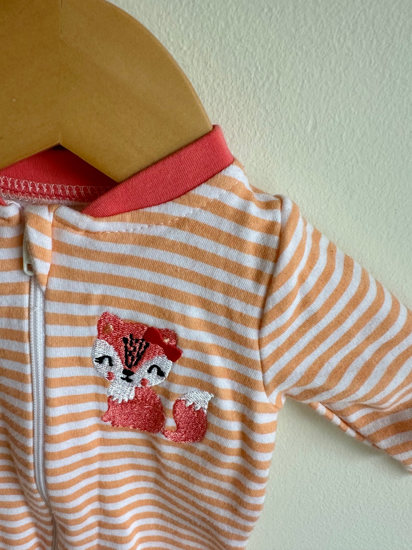 Fox Striped Sleeper / 0-1m