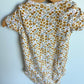 Yellow Floral Bodysuit / 3-6m