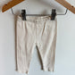 White Ribbed Leggings / 18-24m