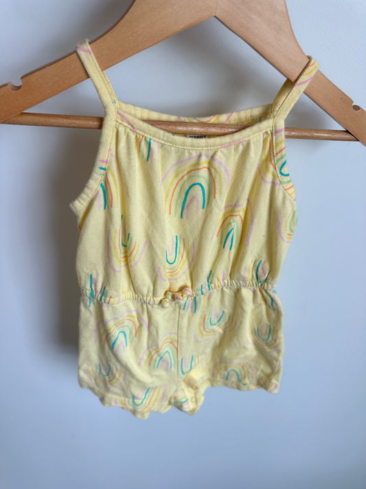 Rainbow Tank Romper / 12-18m