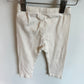White Ribbed Leggings / 18-24m