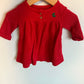 Mistletoe Red Dress / 6m