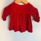Mistletoe Red Dress / 6m