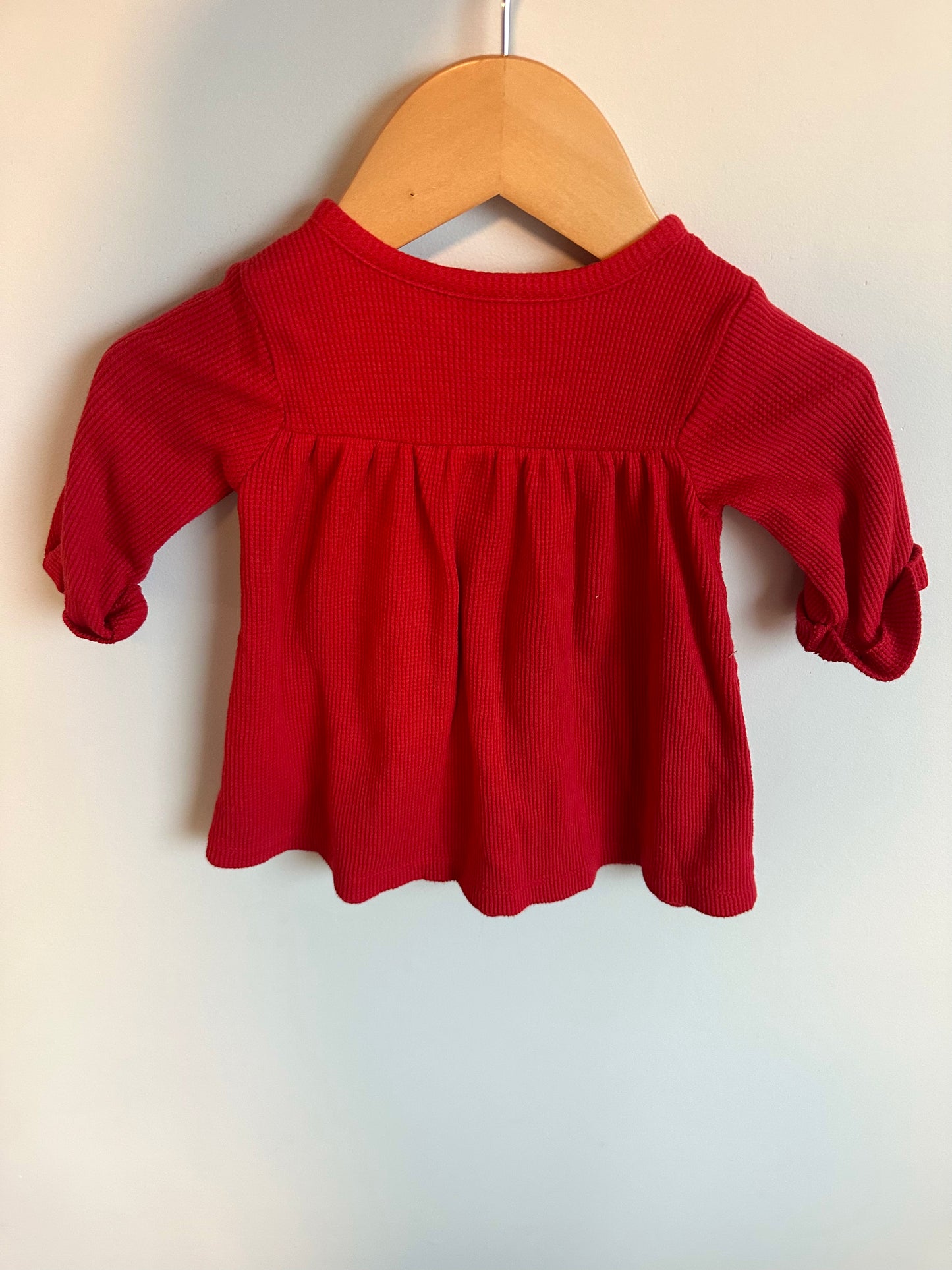 Mistletoe Red Dress / 6m