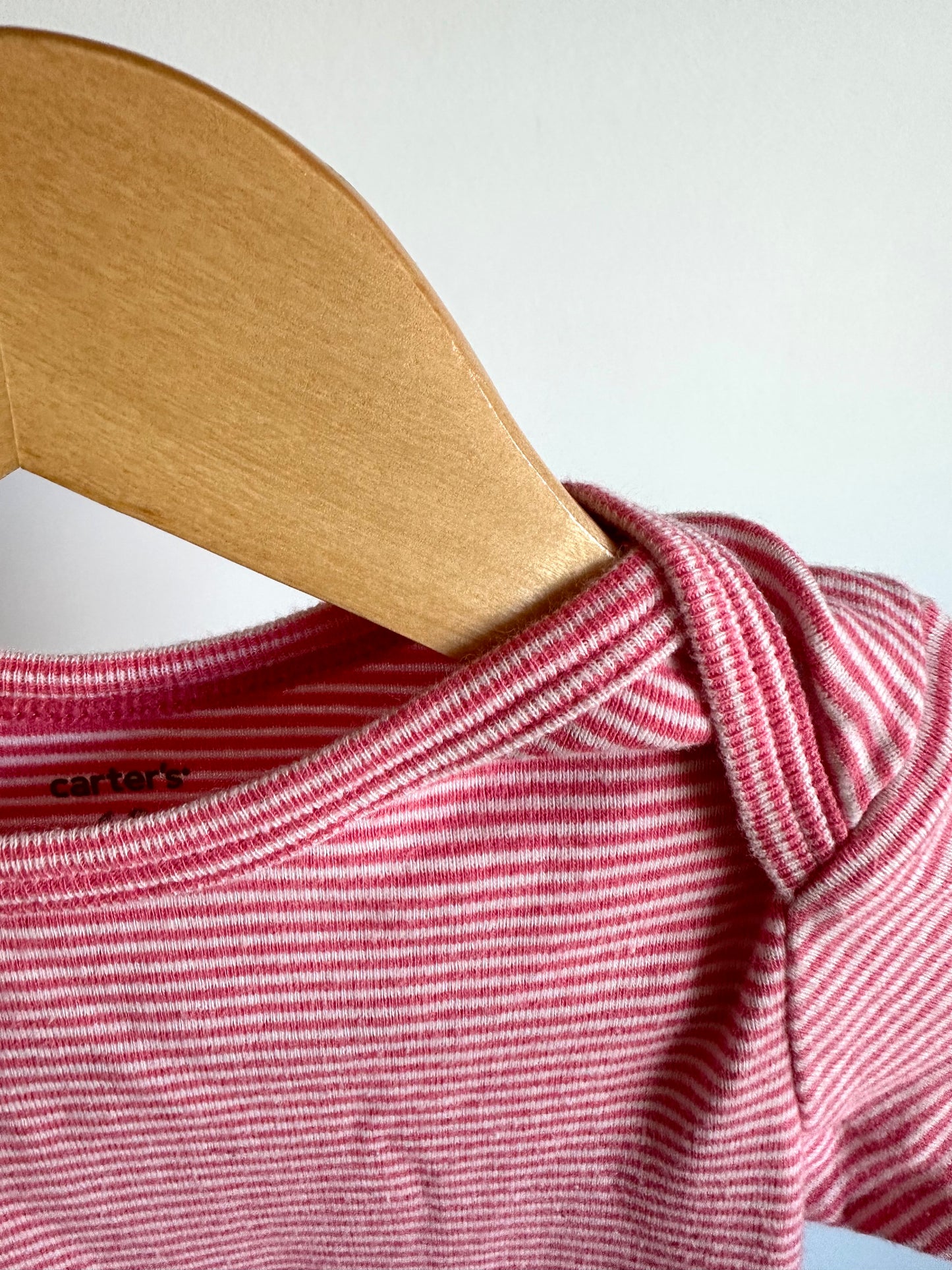 Pink Striped Bodysuit / 18m