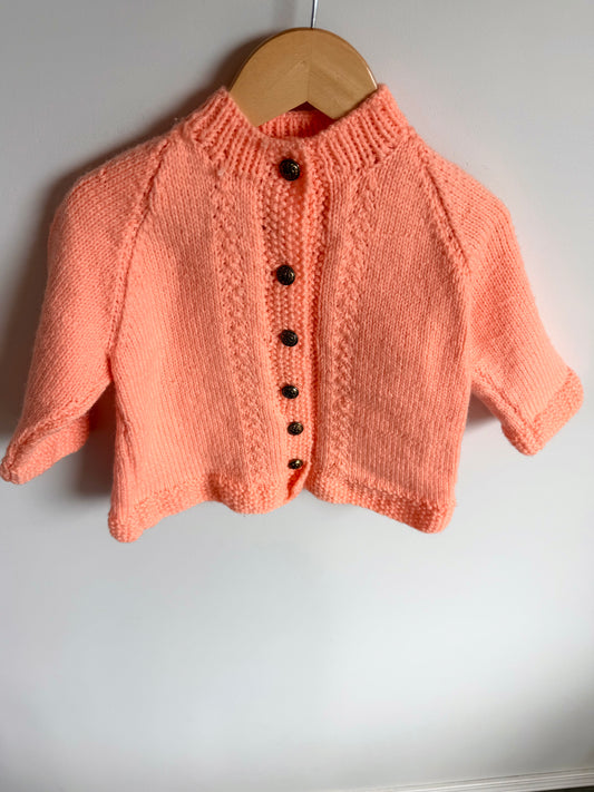 Handmade Coral Sweater / 12m?