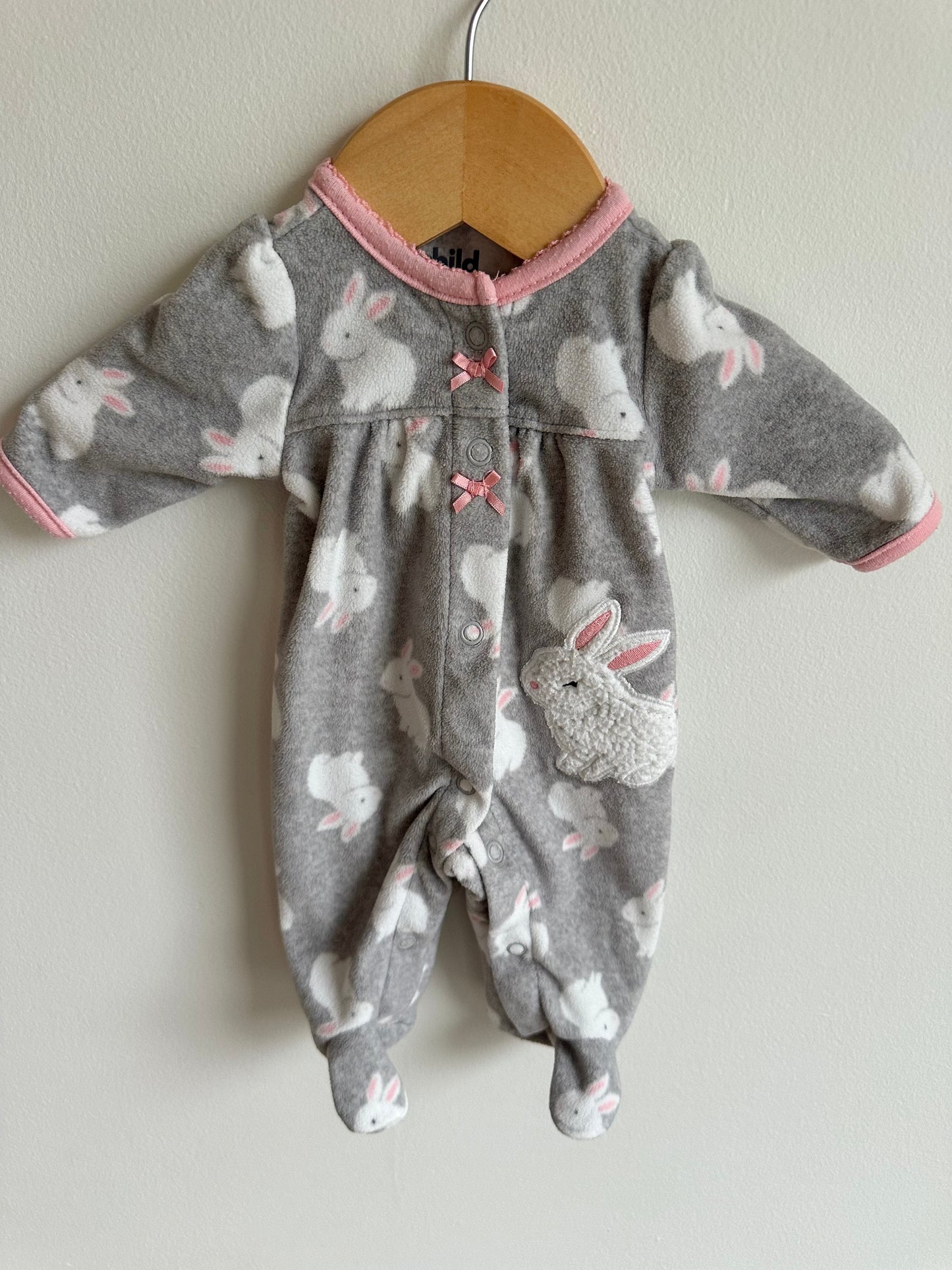 Bunny Fleece Sleeper / Preemie