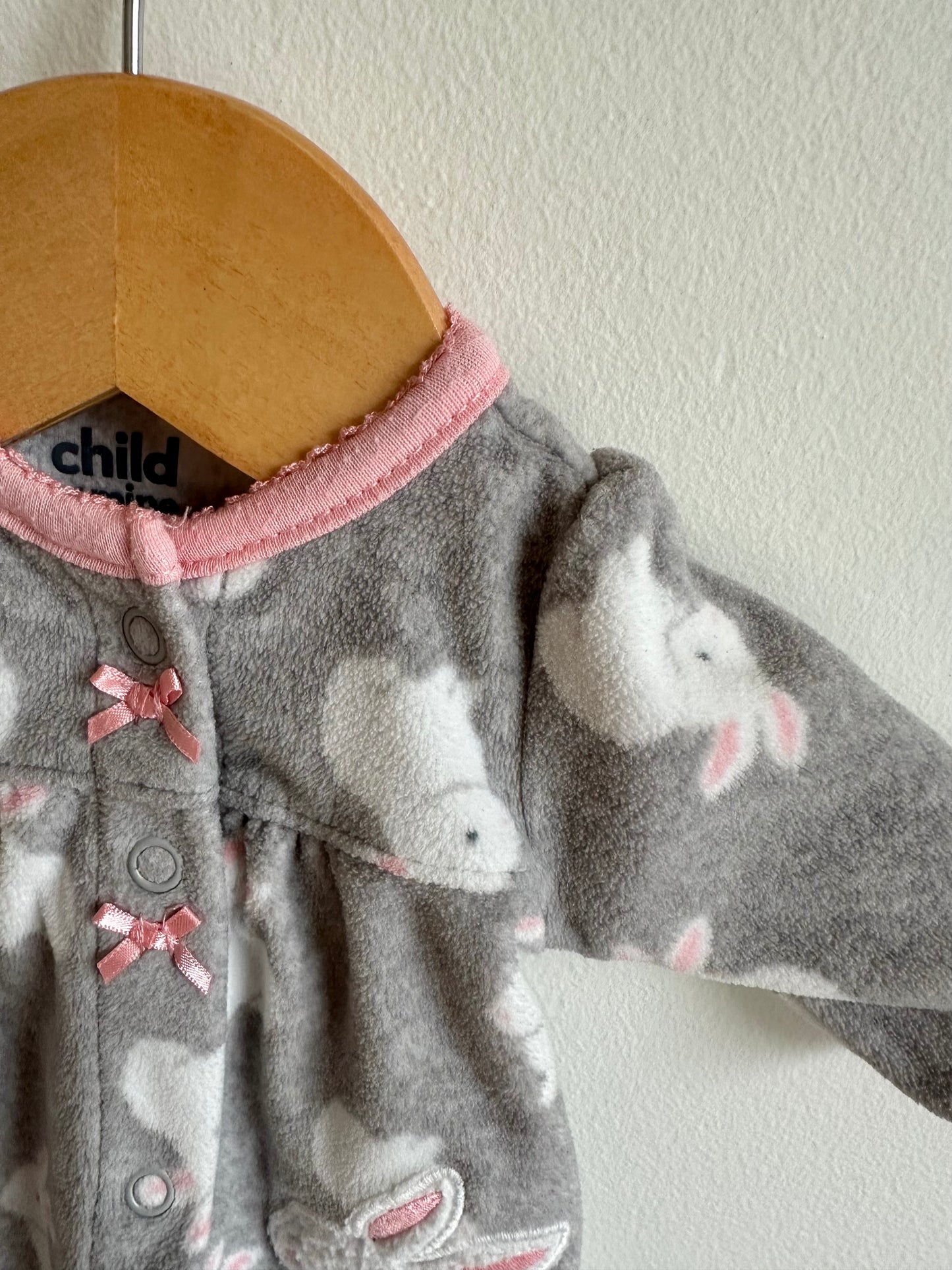 Bunny Fleece Sleeper / Preemie