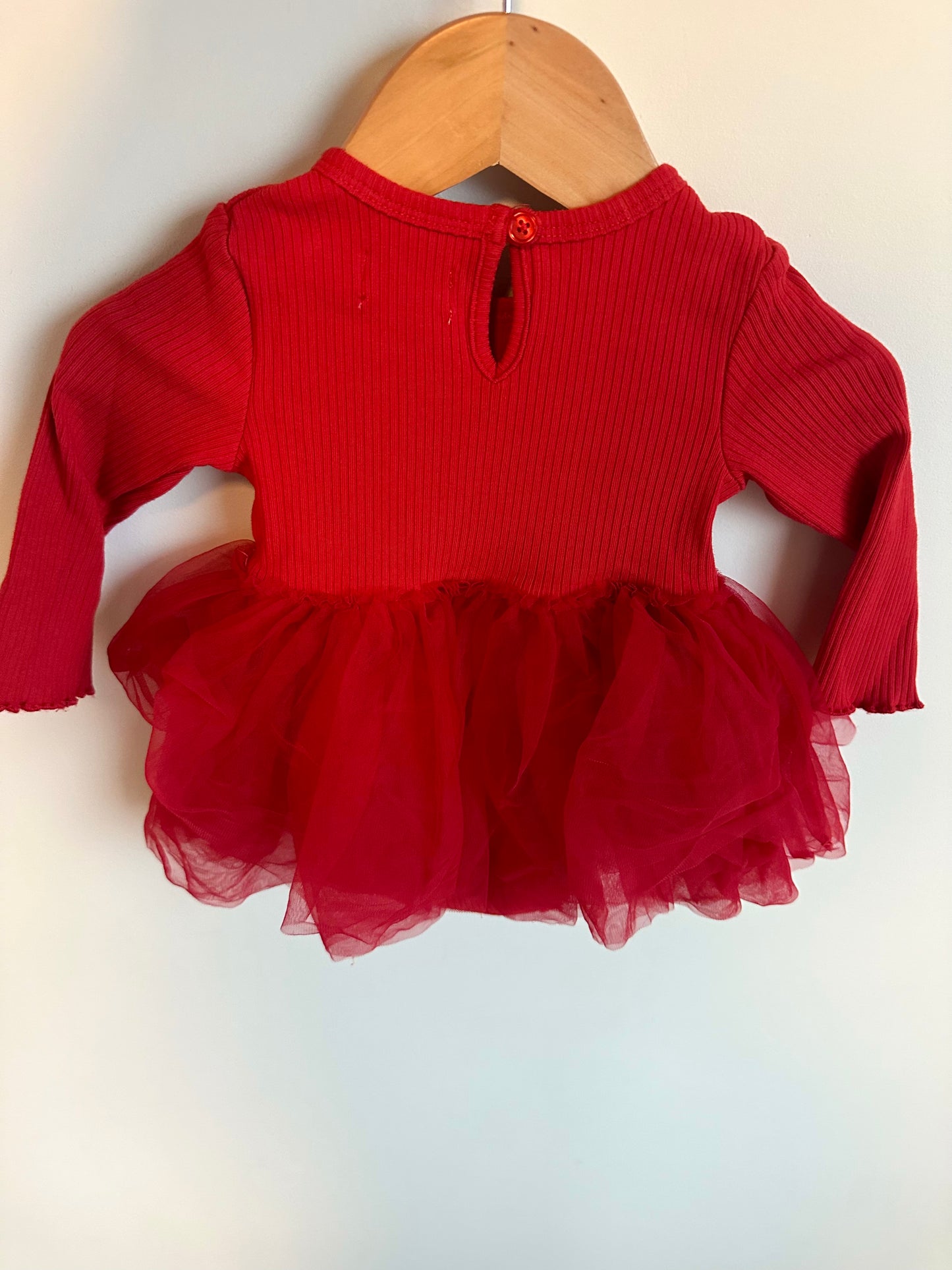 Red Tutu Dress / 3-6m