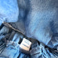 Chambray White Edge Bubble Romper / 18-24m
