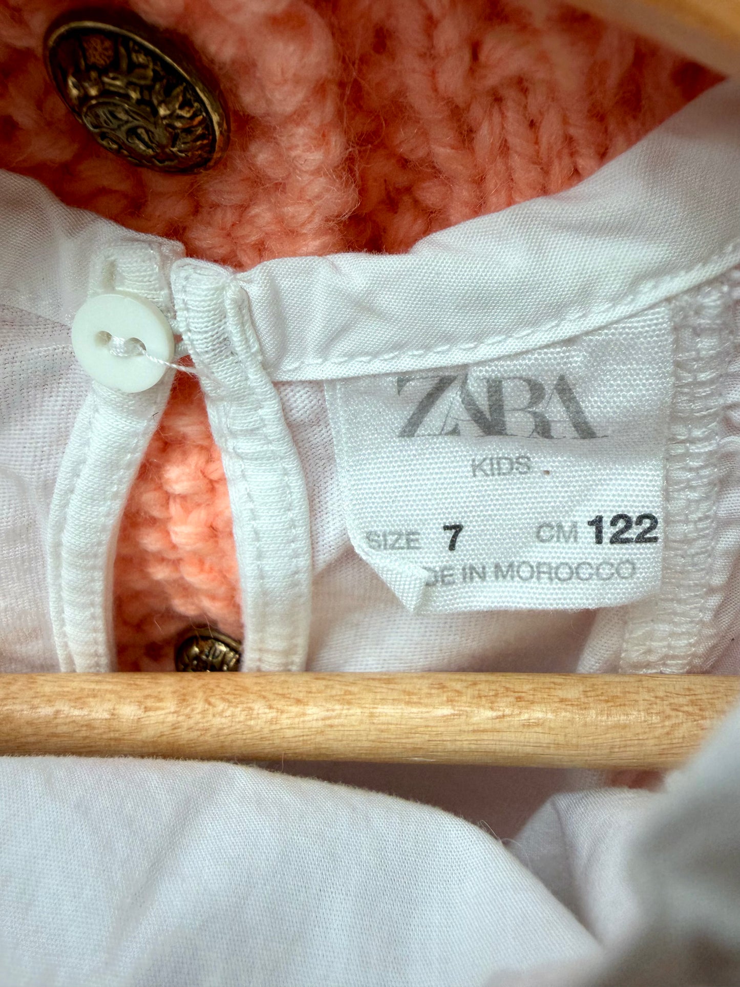 White Knotted Top / 5 years