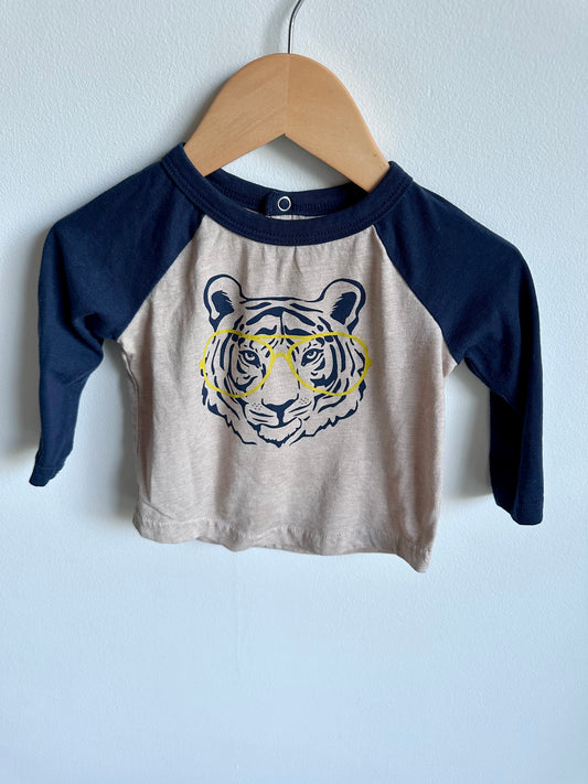 Tiger Two Toned Top / 12-18m