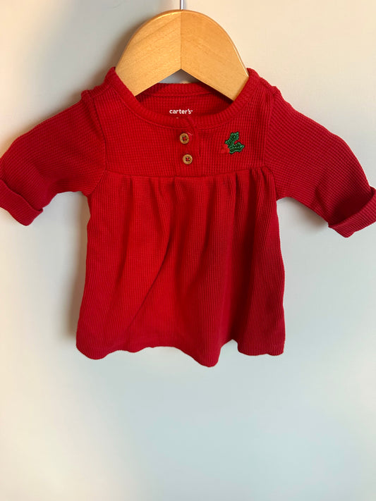 Red Mistletoe Dress / 3m