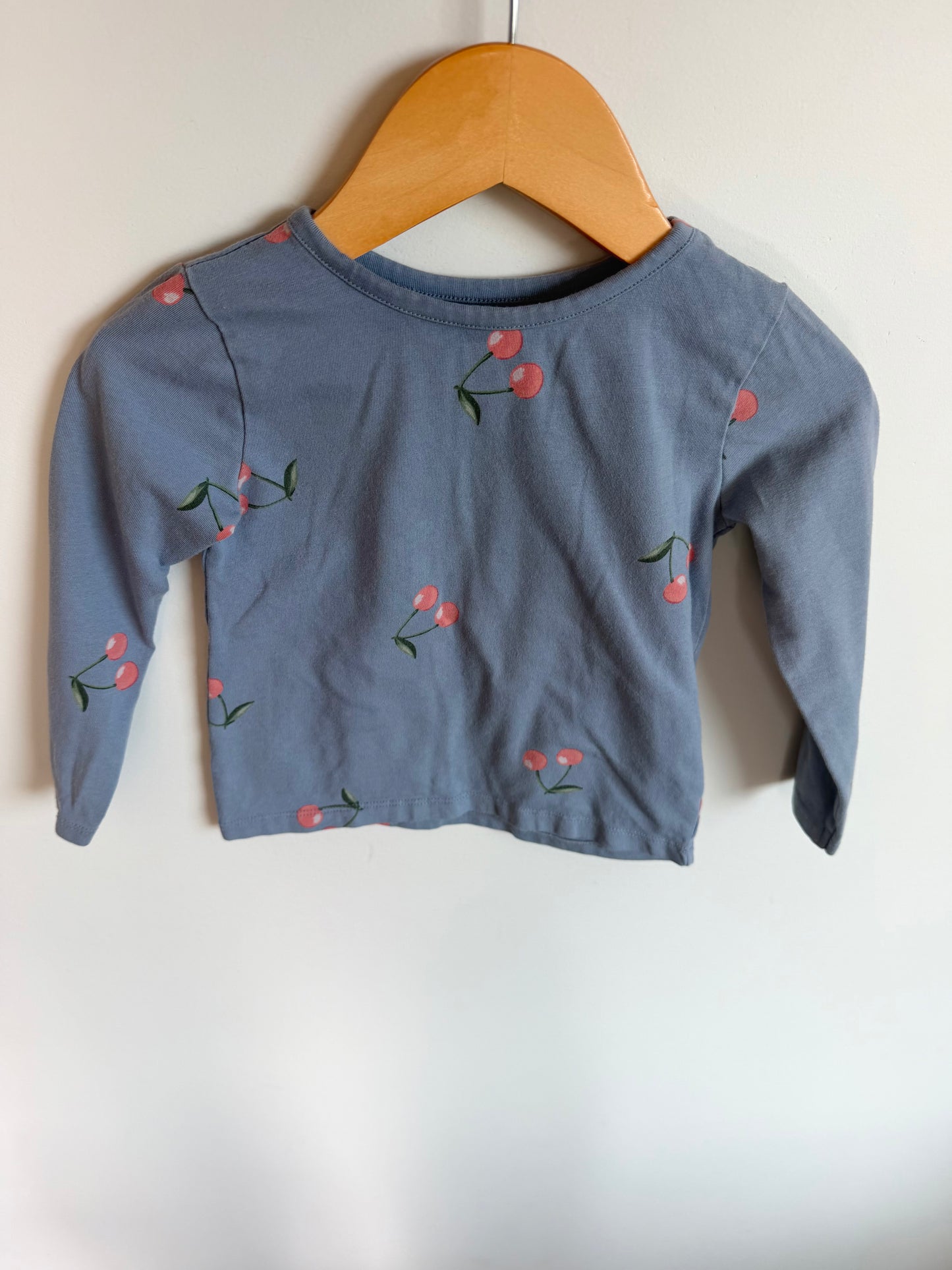 H&M Cherry Long Sleeve Top / 18-24m