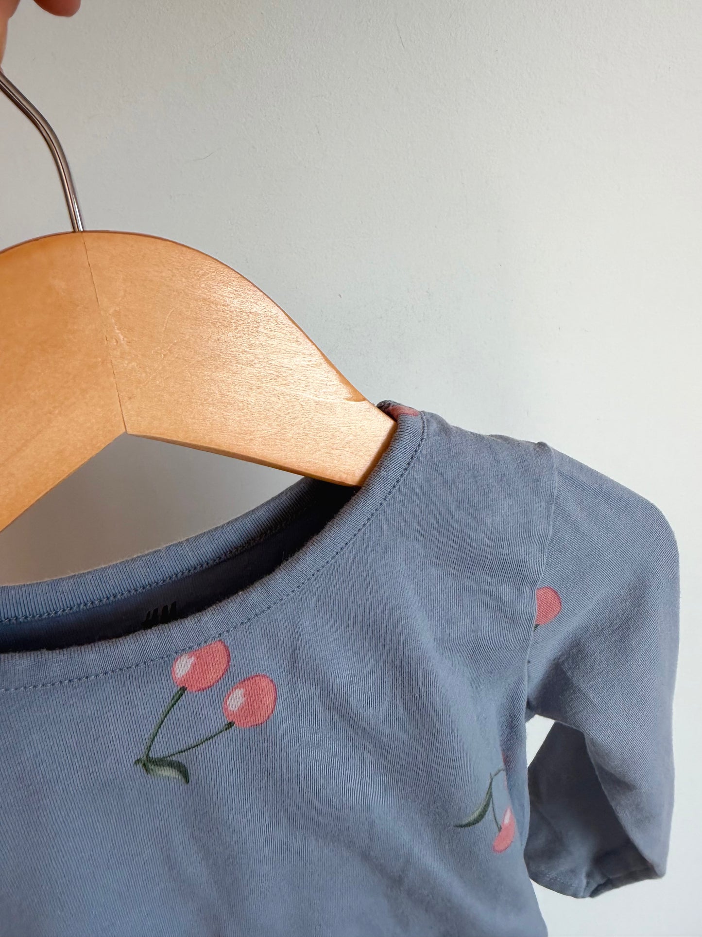 H&M Cherry Long Sleeve Top / 18-24m