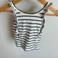 Organic Navy Stripe Tank / 12-18m