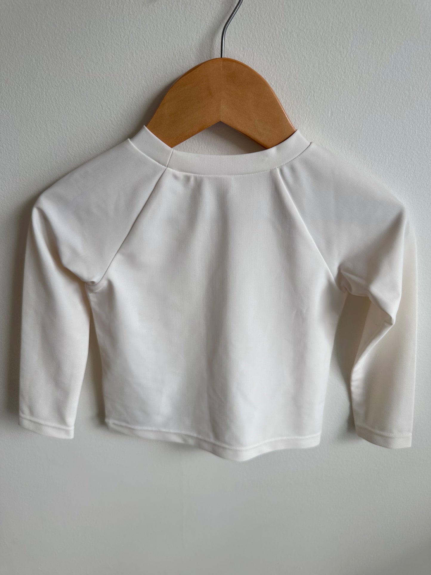 Cream Long Sleeve Swim Top / 18-24m