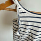 Organic Navy Stripe Tank / 12-18m