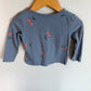 H&M Cherry Long Sleeve Top / 18-24m