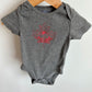 Grey Maple Leaf Bodysuit / 12-18m