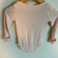 Soft Pink Ribbed Bodysuit / 9m