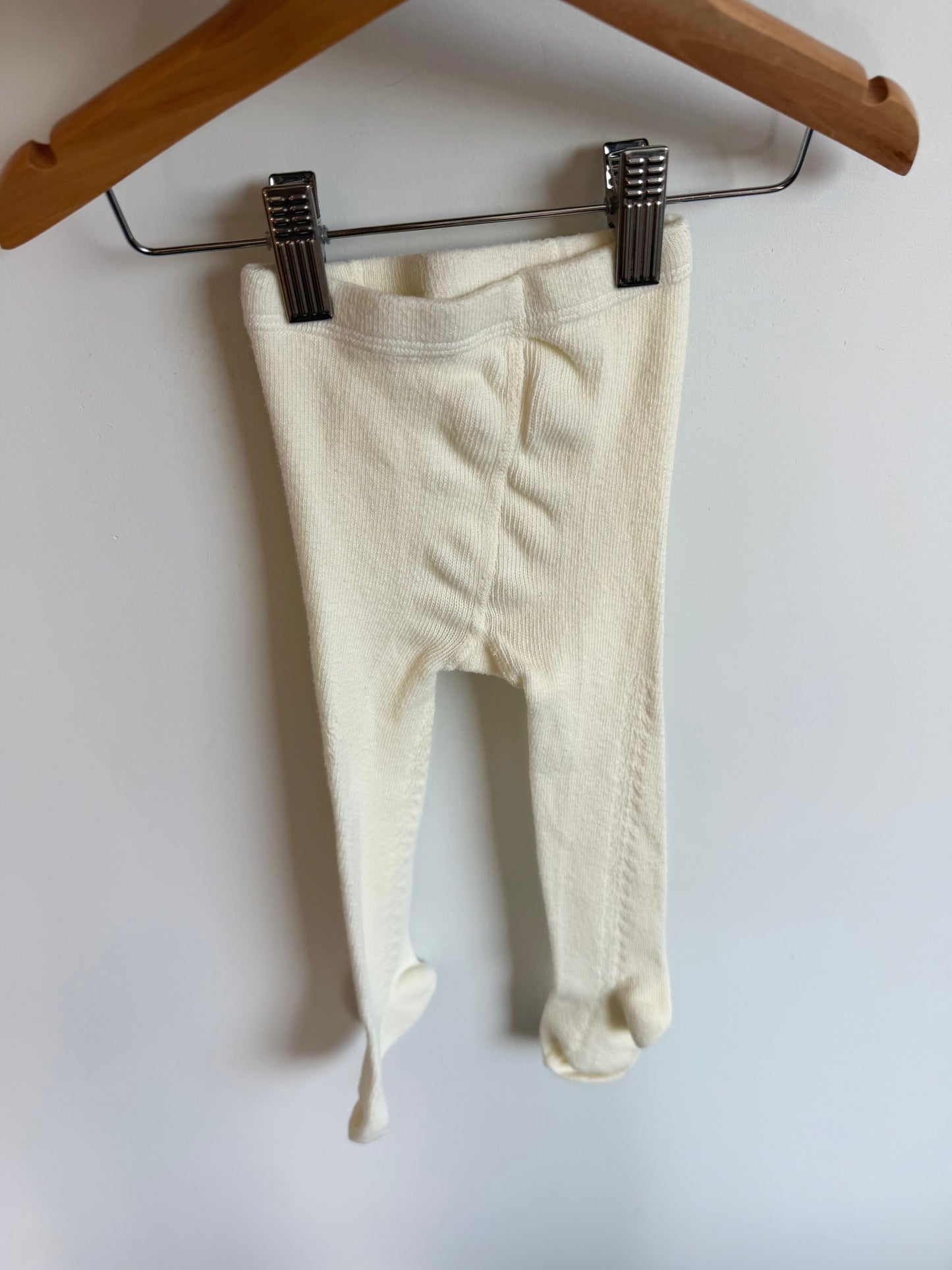 Cream Footed Tights / 18-24m?