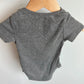 Grey Maple Leaf Bodysuit / 12-18m